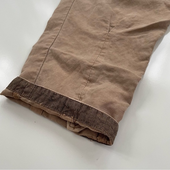 Marrakech Brown Tan Cedar Nicola Solid Pleated Pant LINEN Blend  Size 30 Large - Picture 9 of 13